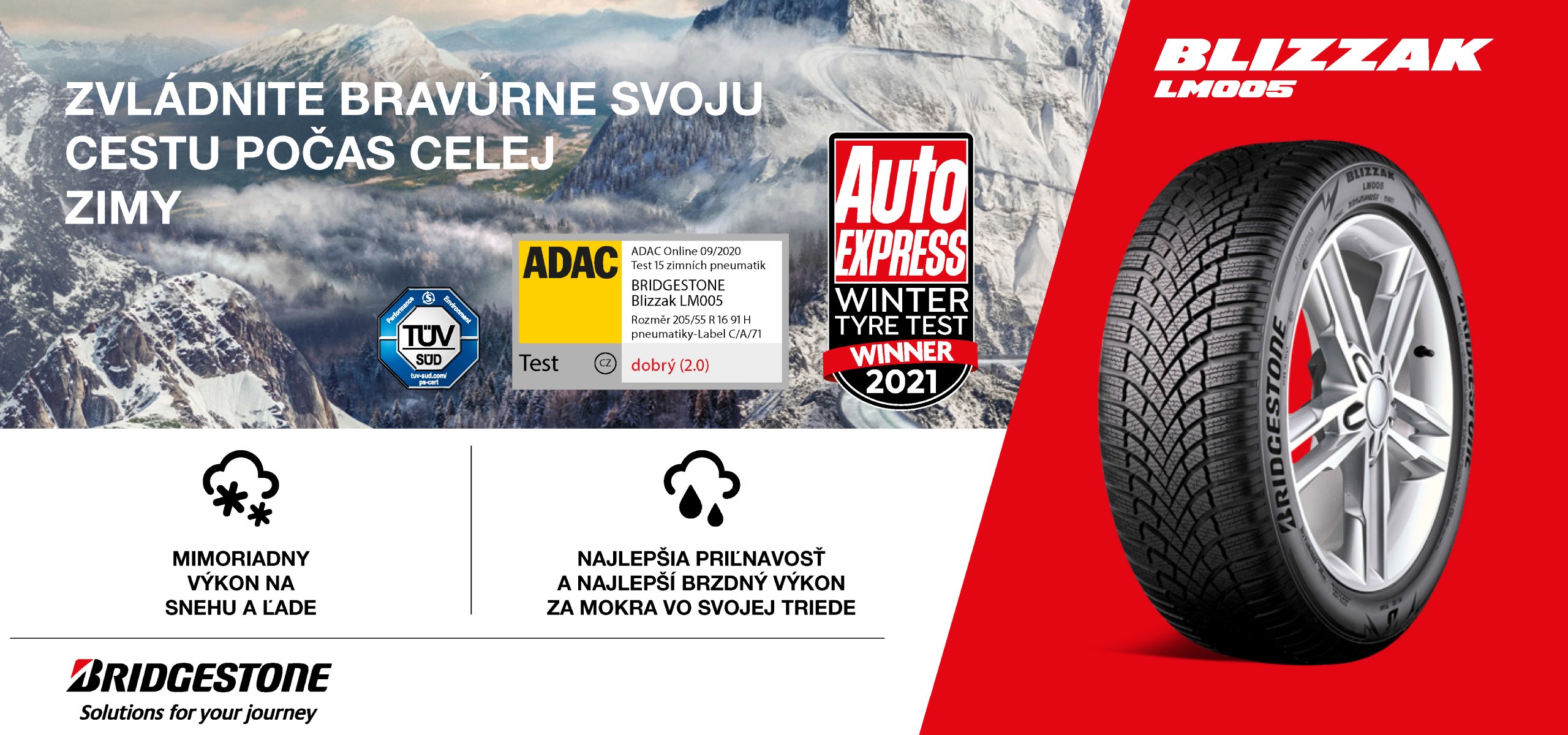 Zimné pneumatiky Bridgestone Zimné pneumatiky Bridgestone